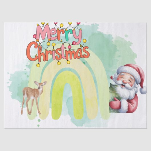 Kerstmis Tissuepapier (Voorkant)