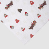 Kerstmis Tissuepapier (Detail)