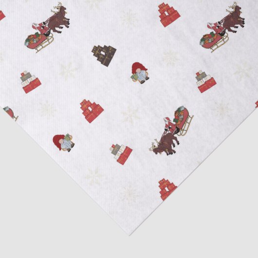 Kerstmis Tissuepapier (Detail)