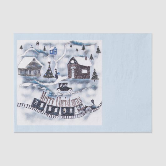 Kerstmis,  tissuepapier (Voorkant)