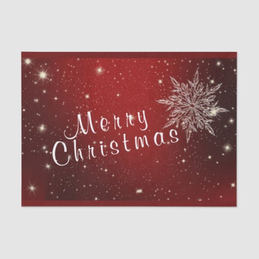 Kerstmis Tissuepapier (Voorkant)