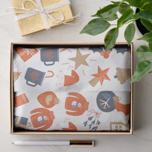 Kerstmis Tissuepapier (Geschenk)