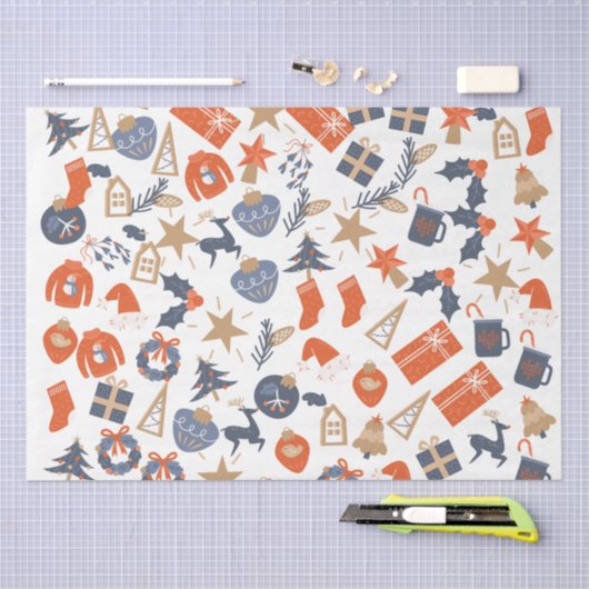 Kerstmis Tissuepapier (Craft)