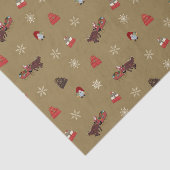 Kerstmis Tissuepapier (Detail)