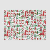 "Kerstmis" Tissuepapier (Voorkant)