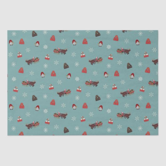 Kerstmis Tissuepapier (Voorkant)
