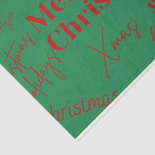 Kerstmis Tissuepapier (Detail)