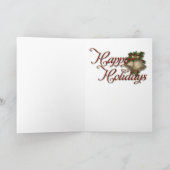 Kerstmis - Toby - Poodle Feestdagen Kaart (Binnen)