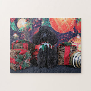 Kerstmis - Toby - Poodle Legpuzzel