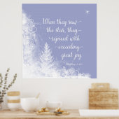 Kerstmis - toen ze de ster zagen poster (Keuken)