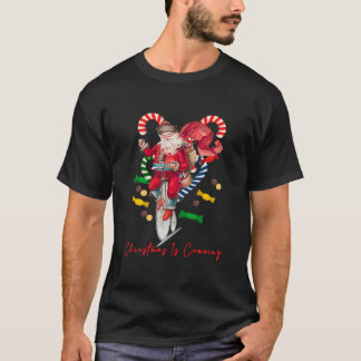 Kerstmis tot Cumming Grappige Volwassenen Kerst T- T-shirt