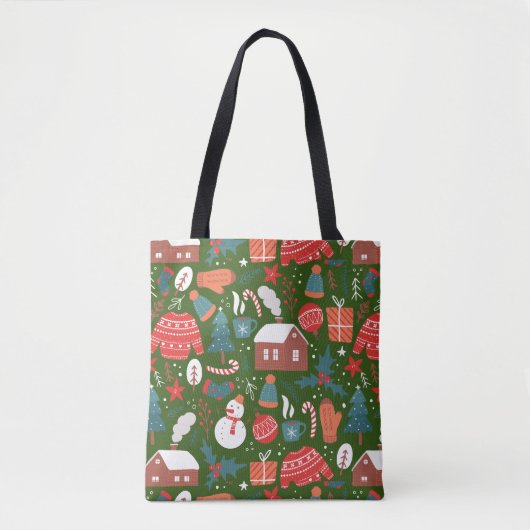 Kerstmis Tote Bag (Voorkant)