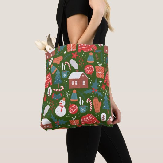 Kerstmis Tote Bag (Dichtbij)
