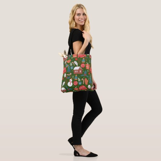 Kerstmis Tote Bag (Op model)