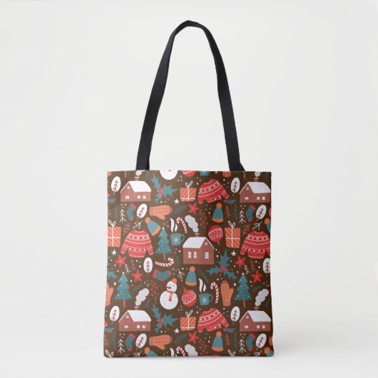 Kerstmis Tote Bag (Voorkant)