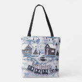 Kerstmis, tote bag (Achterkant)