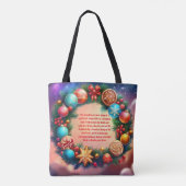 Kerstmis Tote Bag (Achterkant)