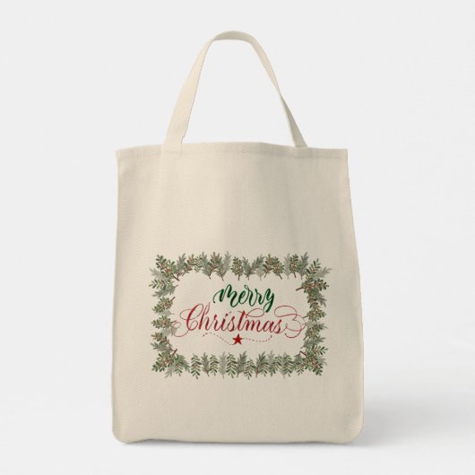 Kerstmis Tote Bag (Achterkant)