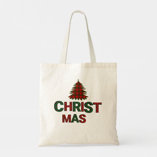 Kerstmis Tote Bag (Achterkant)