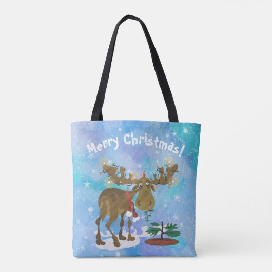 Kerstmis Tote Bag (Achterkant)