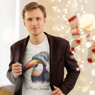 Kerstmis Toucan, aanpasbaar T-shirt