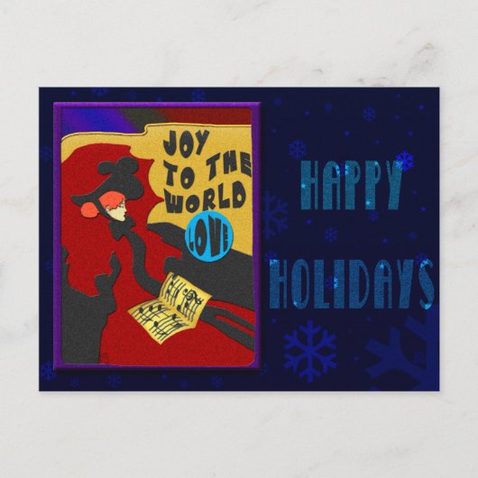 Kerstmis Toulouse Feestdagenkaart (Voorkant)