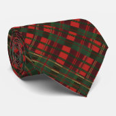 Kerstmis Traditioneel Plaid Stropdas (Opgerold)
