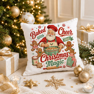 Kerstmis Traditionele Citaat Kunst Worp Kussen