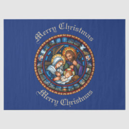 Kerstmis Traditionele Geboorte Scène Tissuepapier