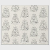 Kerstmis Traditionele kerstmis Cadeaupapier (Vlak)