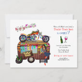 Kerstmis TRAILER TRASH BASH Grappig Feest Kaart (Voorkant)