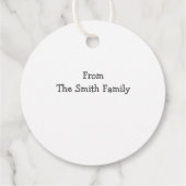 Kerstmis Treat iemand sweet Bedankjes Labels (Achterkant)