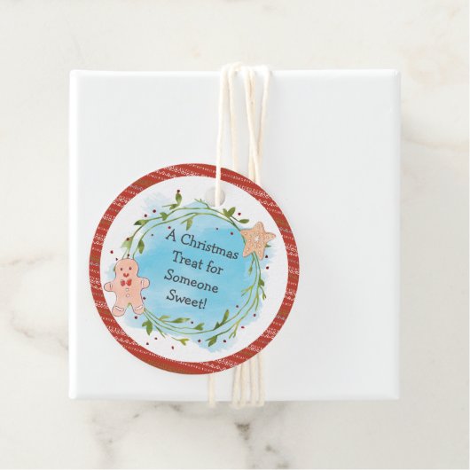 Kerstmis Treat iemand sweet Bedankjes Labels (In situ)