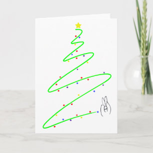 Kerstmis tree01 feestdagen kaart