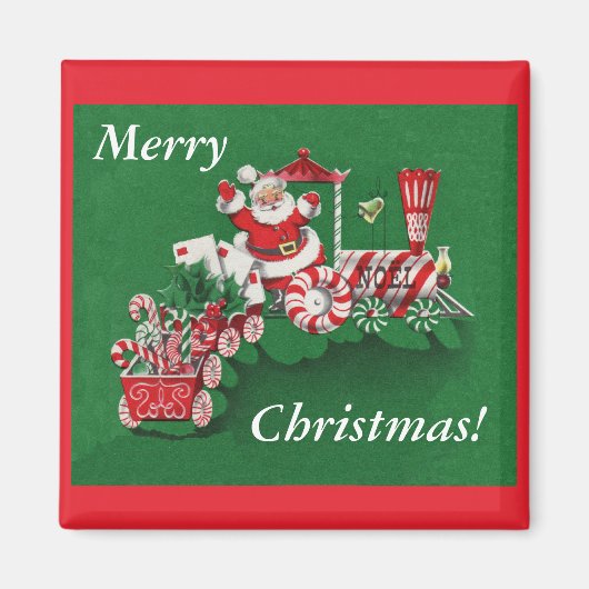 Kerstmis Trein Magnet (Voorkant)