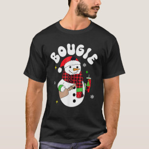 Kerstmis Trendy Grappig Bijpassend Team Sneeuwman  T-shirt