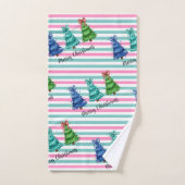 Kerstmis Trio Boom Bad Handdoek (Handdoek)