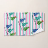 Kerstmis Trio Boom Bad Handdoek (Handdoek)