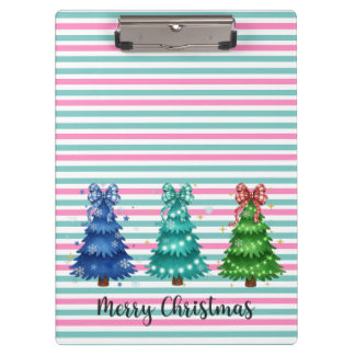 Kerstmis Trio Boom Klembord
