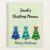 Kerstmis Trio Boom Persoonlijk Planner (Voorkant)