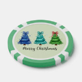 Kerstmis Trio Boom Poker Chips (Enkel)