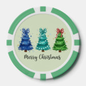Kerstmis Trio Boom Poker Chips (Voorkant)