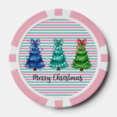 Kerstmis Trio Boom Poker Chips (Voorkant)