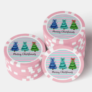 Kerstmis Trio Boom Poker Chips