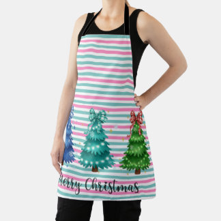 Kerstmis Trio Boom Schort