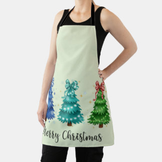Kerstmis Trio Boom Schort