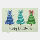 Kerstmis Trio Boom Theedoek (Horizontaal)