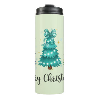Kerstmis Trio Boom Thermosbeker