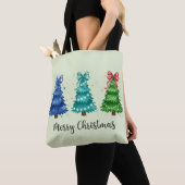 Kerstmis Trio Boom Tote Bag (Dichtbij)