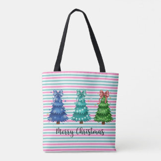 Kerstmis Trio Boom Tote Bag